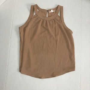 Tan tank top size small